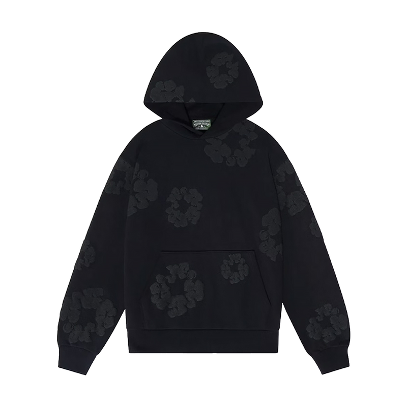 Denim Tears The Cotton Wreath Sweatshirt Black Monochrome