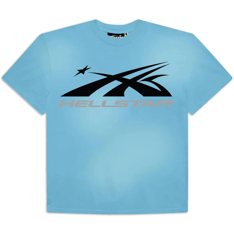 Hellstar Sports Core Logo Tee Sky Blue