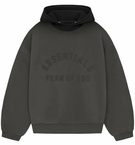 Ink Jet Black Essentials Hoodie