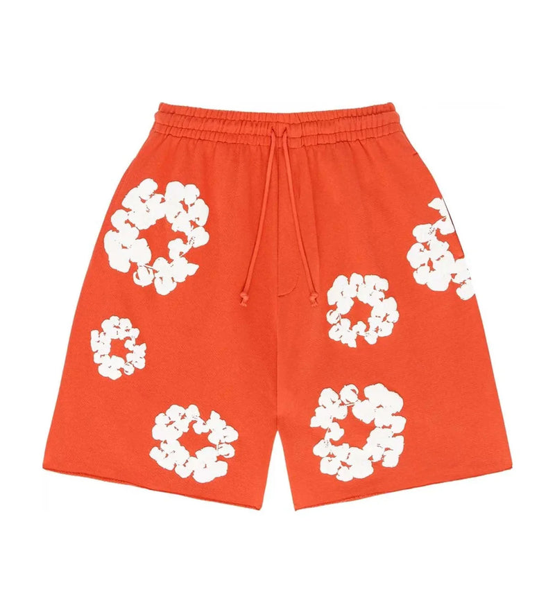 Denim Tear Sweatshorts "Orange"