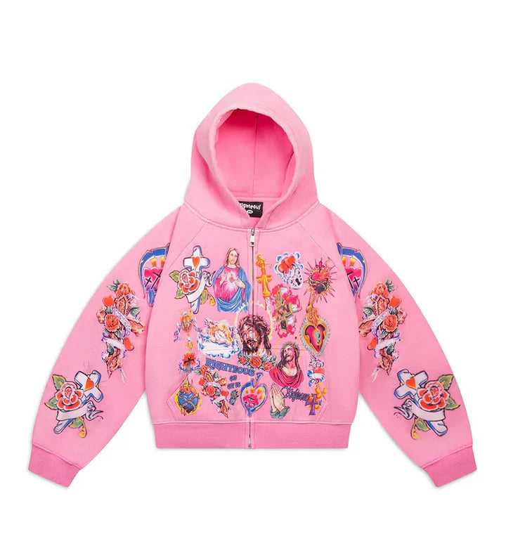 Righteous Zip Up Pink