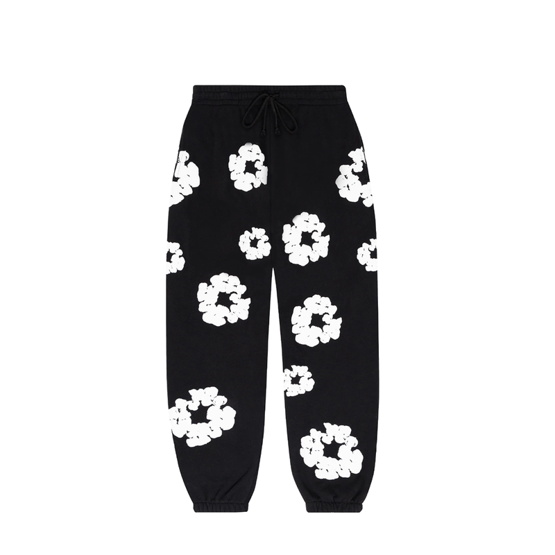 Denim Tears The Cotton Wreath Sweatpants Black
