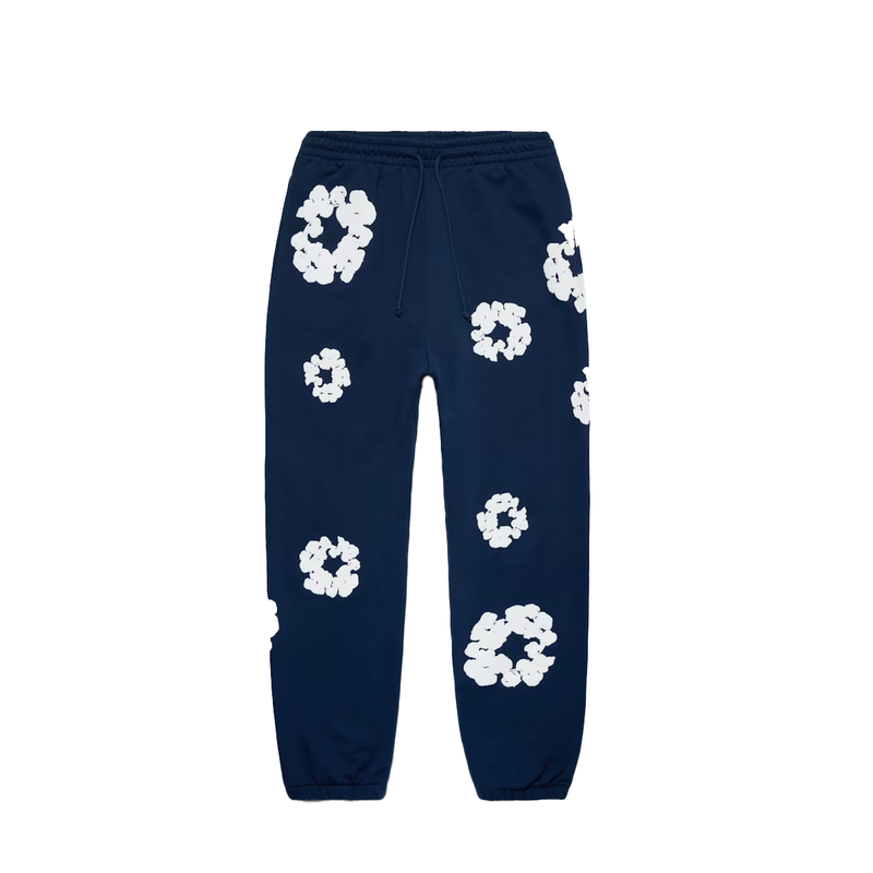 Denim Tears The Cotton Wreath Sweatpants Navy