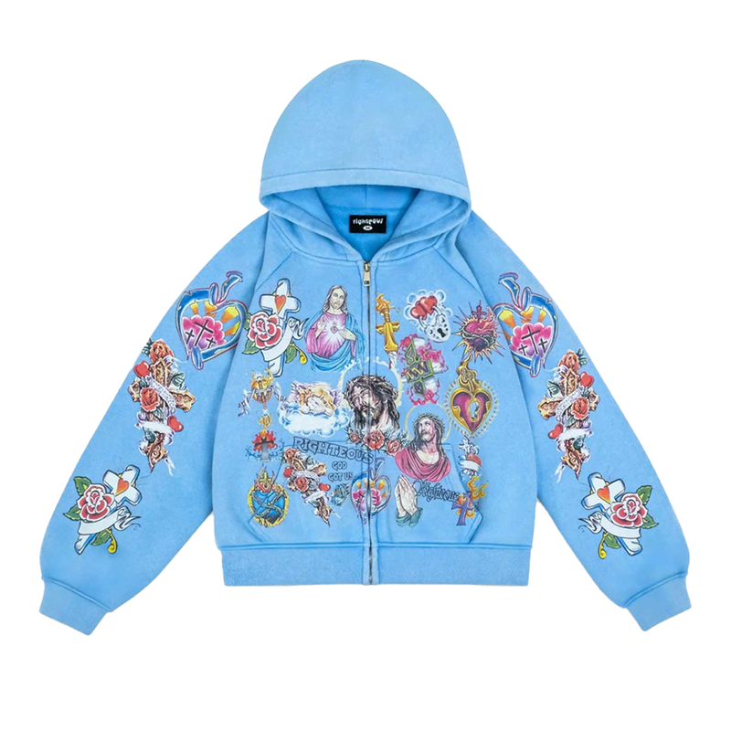 Righteous Zip Up Baby Blue