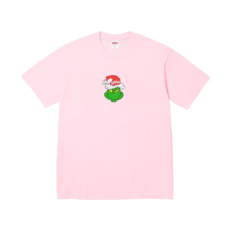 Supreme Grinch Tee Pink