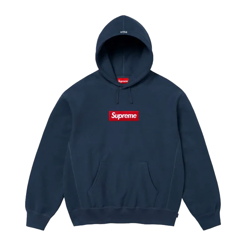Supreme Box Logo Hoodie Navy